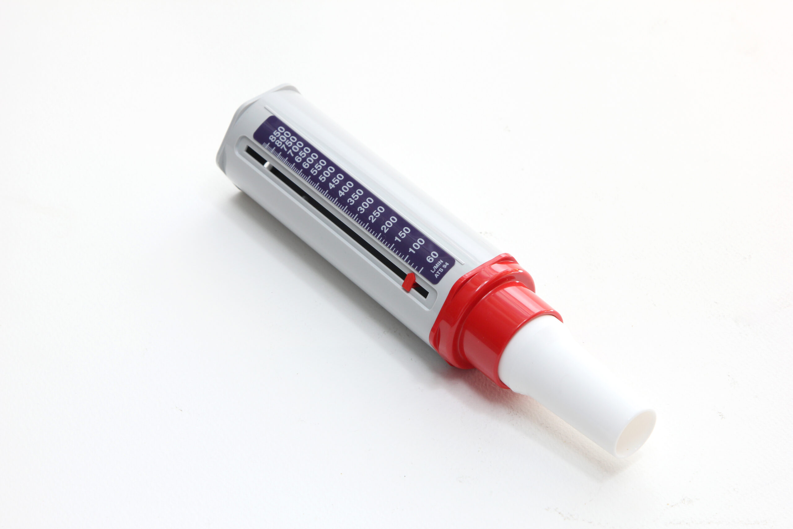 Peak flow meter assesses how well asthma is controlled.
