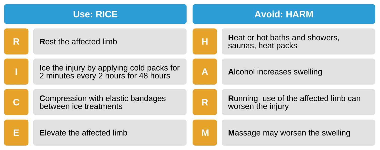 What Is Rice Injury Topic - Musculoskeletal Injuries | CPR, AED & First Aid Course | ACLS ...